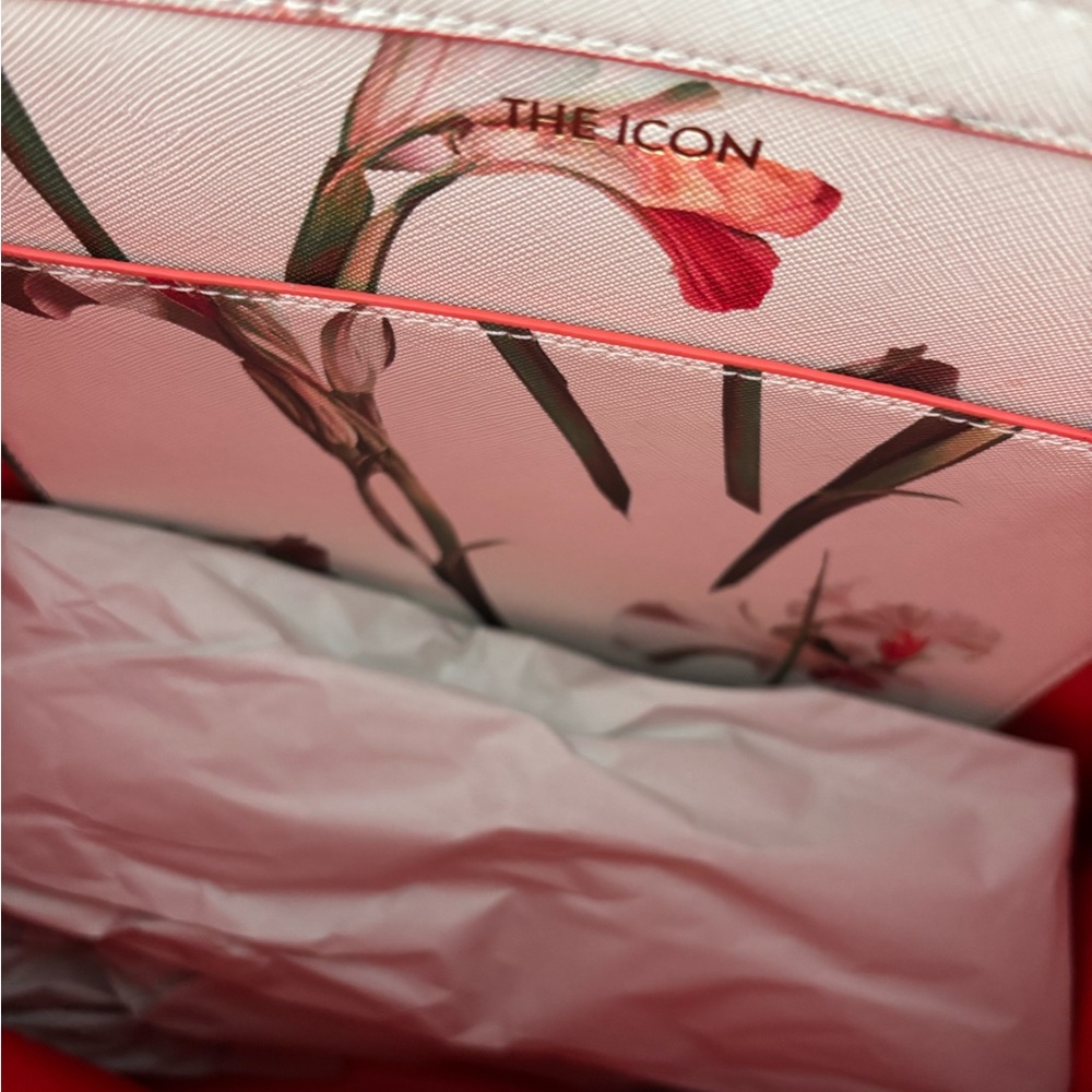 Ted Baker Floral Tote Bag - White and Pink NWT - Picture 3 of 5